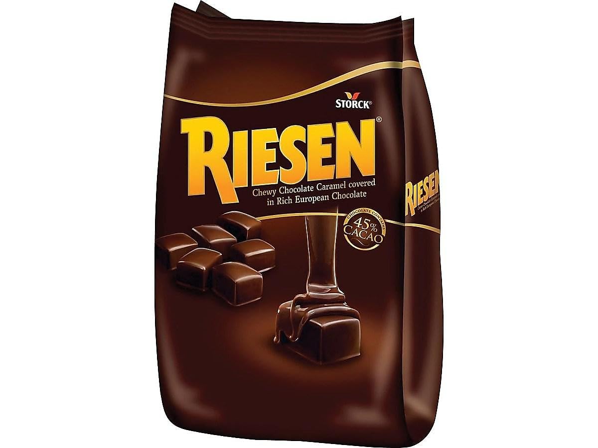 Product image of Riesen Chewy Caramel Dark Chocolate Pieces Dark Chocolate Caramel Flavor 30 oz 30 oz